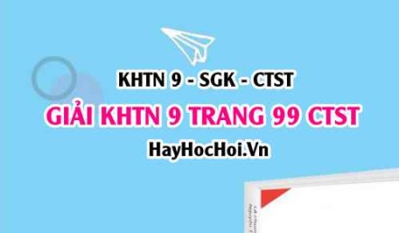 Giải KHTN 9 trang 99 Chân trời sáng tạo SGK